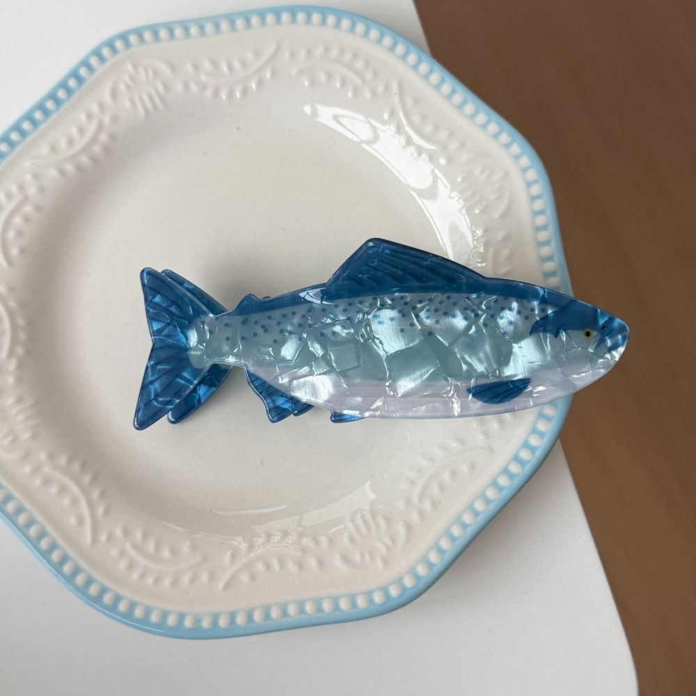 Korean Lifestyle & Kids Boutique - Haarspange mit Meerestier-Motiv, PVC-Thunfisch, Meereslebewesen, Fisch-Haarklammer