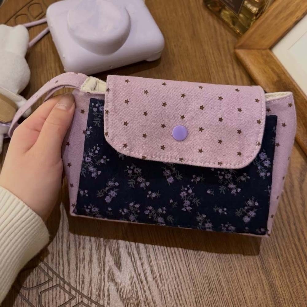 Lila bedruckte Make-up-Tasche  – Korean Lifestyle & Kids Boutique Bewertung und Preis